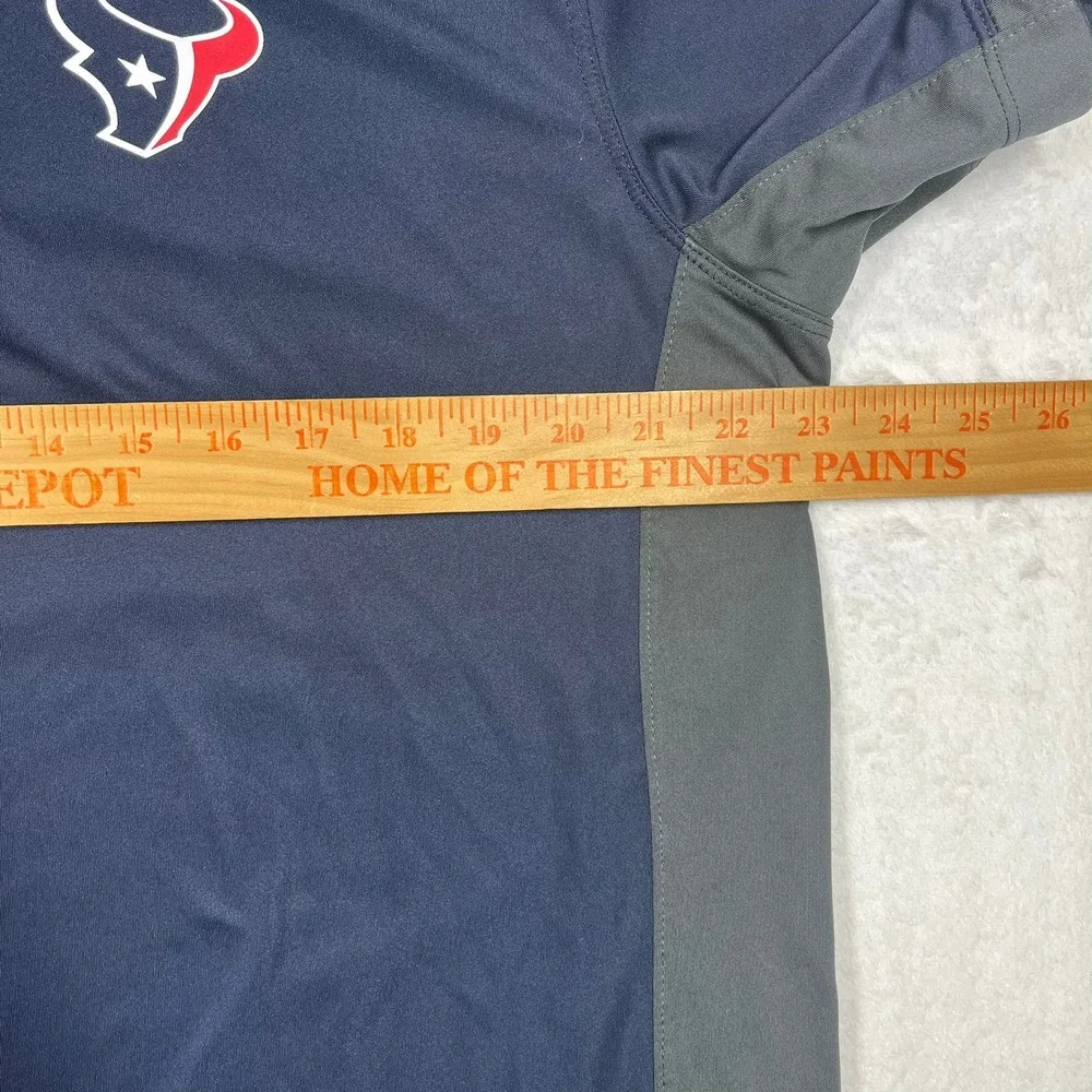 Nike Polo Shirt Mens XL Navy Blue Houston Texans NFL Dri-Fit‎ 849246-459